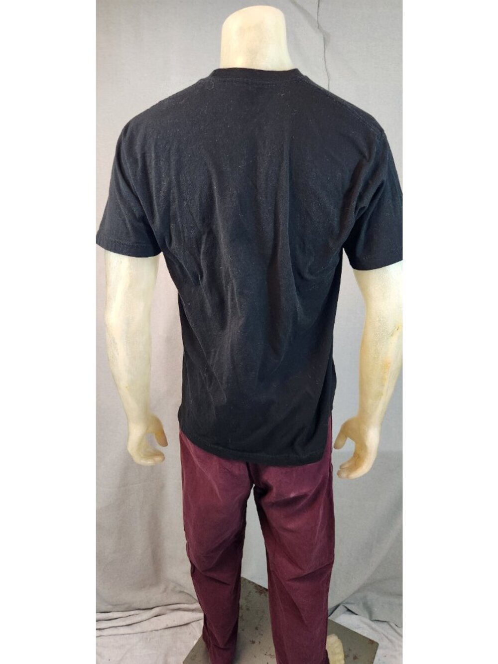Grateful Dead Black Graphic Print 2022 LARGE Crew Nk Short Slv T Shirt Top USED - Picture 4 of 6